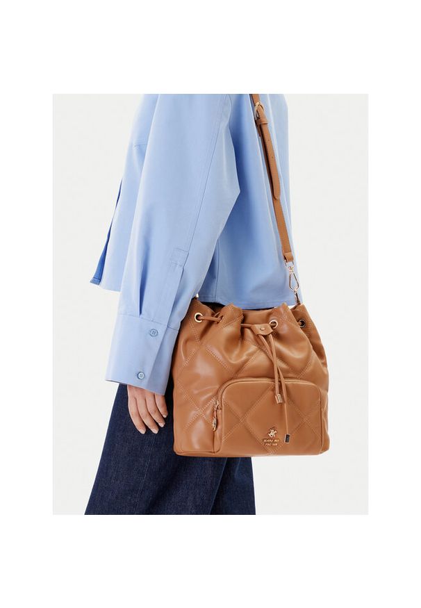 Torebka Beverly Hills Polo Club. Kolor: beżowy