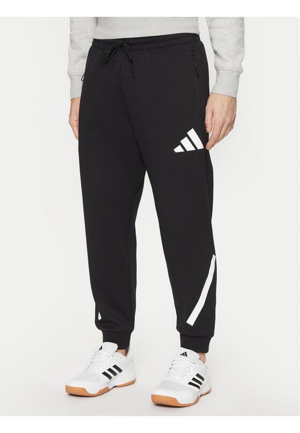 Adidas - adidas Spodnie dresowe Z.N.E. JD5983 Czarny Regular Fit. Kolor: czarny. Materiał: syntetyk, bawełna