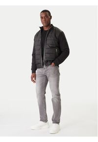 Karl Lagerfeld - KARL LAGERFELD Kurtka przejściowa 505065 554563 Czarny Regular Fit. Typ kołnierza: dekolt w karo. Kolor: czarny. Materiał: syntetyk #6