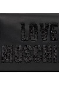 Love Moschino - LOVE MOSCHINO Torebka JC5312PP0IKK0000 Czarny. Kolor: czarny. Materiał: skórzane #4