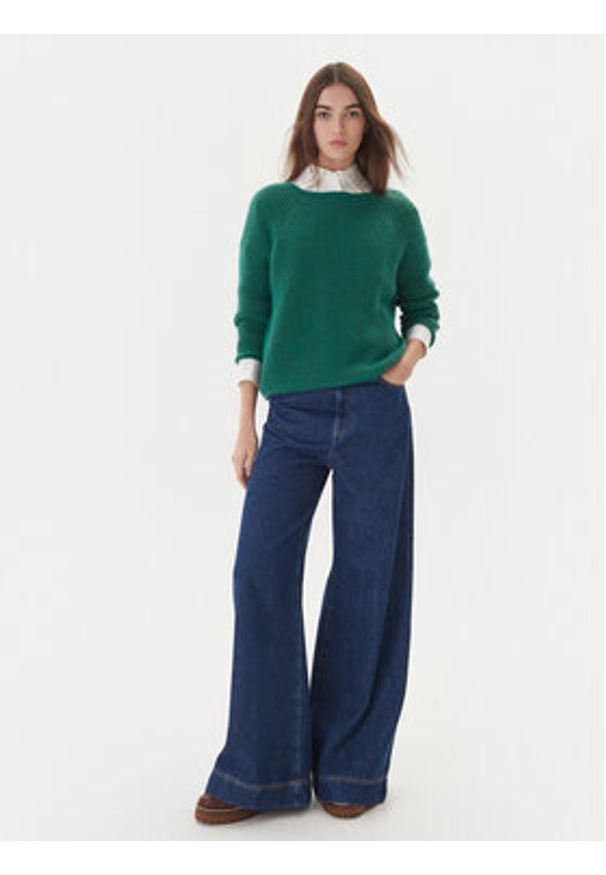 Weekend Max Mara Sweter Xeno 2525366102 Zielony Relaxed Fit. Kolor: zielony. Materiał: syntetyk