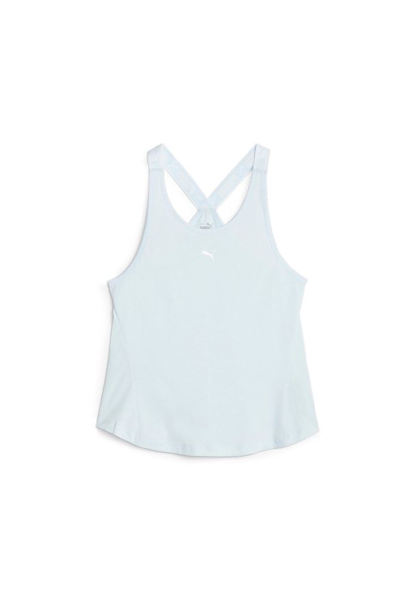 Damski tank top Puma Strong. Kolor: niebieski. Materiał: materiał. Sport: fitness