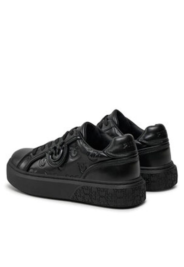 Pinko - PINKO Sneakersy Yoko 06 SS0041 P048 Czarny. Kolor: czarny. Materiał: skóra