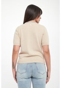 Sweter damski z krótkim rękawem Krissi JOOP!. Długość rękawa: krótki rękaw. Długość: krótkie #4