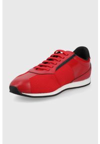 Hugo - HUGO sneakersy Cyden 50471324.620 kolor czerwony. Nosek buta: okrągły. Zapięcie: sznurówki. Kolor: czerwony. Materiał: guma #3