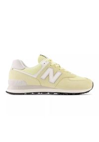 Buty New Balance U U574Y2W żółte. Okazja: na co dzień. Kolor: żółty. Materiał: syntetyk, materiał, guma, zamsz, skóra. Szerokość cholewki: normalna. Model: New Balance 574 #1