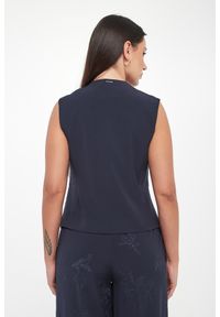 Twinset Milano - Kamizelka damska z haftem TWINSET. Wzór: haft #2