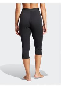 Adidas - adidas Spodnie capri Xperior Merino 260 HZ8537 Czarny Tight Fit. Kolor: czarny. Materiał: wełna