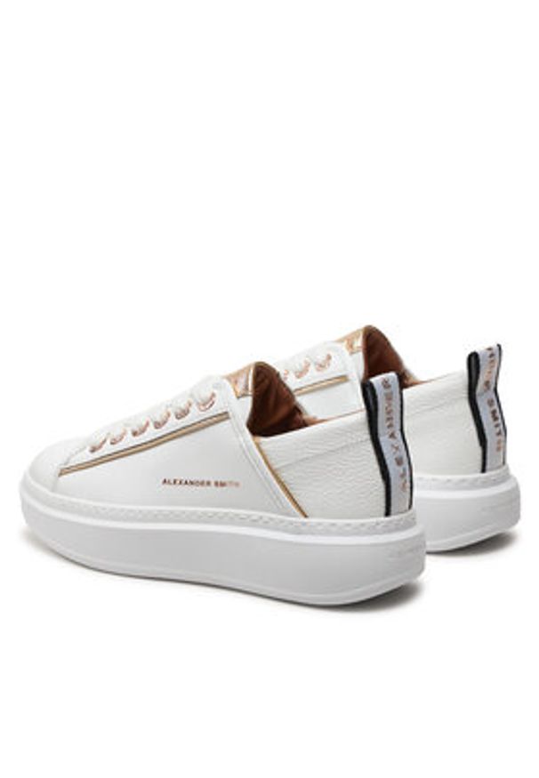 Alexander Smith Sneakersy ASAZWYW 0017 Biały. Kolor: biały. Materiał: skóra