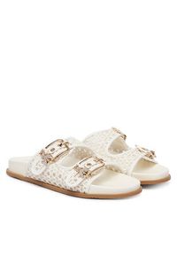 Patrizia Pepe Klapki PPJ384.06 Biały. Kolor: biały. Materiał: skóra #5