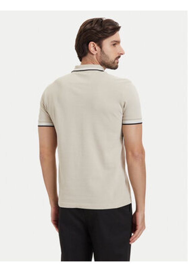 BOSS Polo Paddy 50469055 Beżowy jasny Regular Fit. Typ kołnierza: polo. Kolor: beżowy. Materiał: bawełna