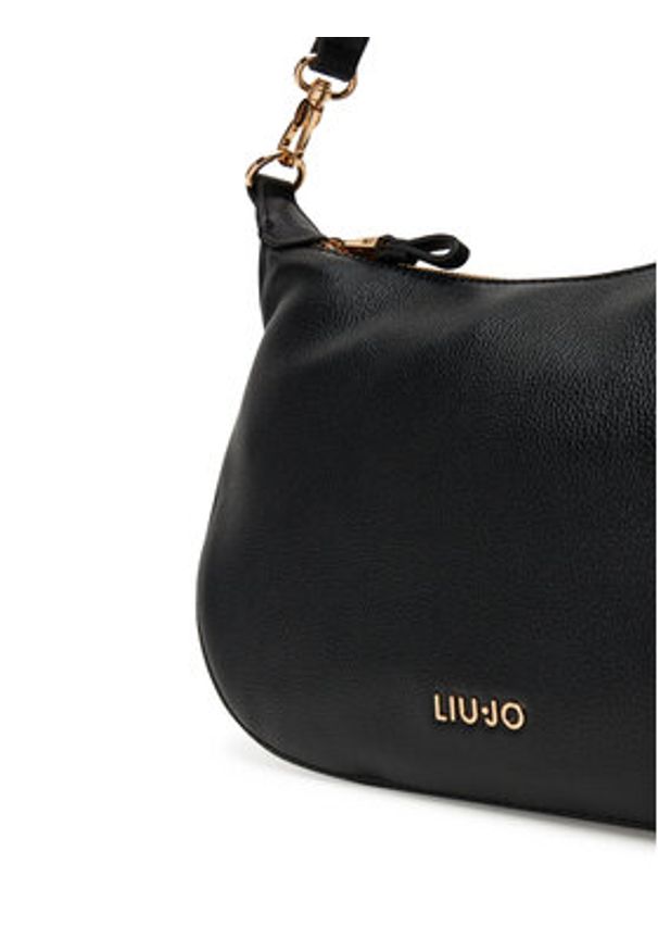 Liu Jo Torebka Esc M Hobo AF5133 E0058 Czarny. Kolor: czarny. Materiał: skórzane