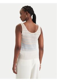Guess Top W6GR08 Z0589 Beżowy Regular Fit. Kolor: beżowy. Materiał: wiskoza #4