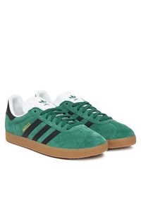 Adidas - adidas Sneakersy Gazelle IH9633 Zielony. Kolor: zielony. Materiał: skóra, zamsz. Model: Adidas Gazelle #5