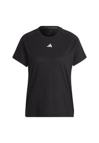 Adidas - Koszulka treningowa damska adidas AEROREADY Essentials. Kolor: czarny. Materiał: materiał