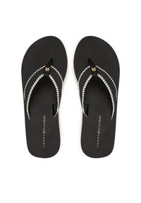 TOMMY HILFIGER - Tommy Hilfiger Japonki FW0FW08738 Czarny. Kolor: czarny. Materiał: materiał #1