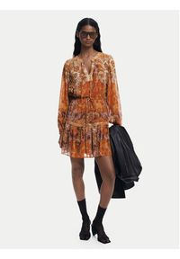 Desigual Sukienka codzienna Bohoshort 25WWVW18 Pomarańczowy Relaxed Fit. Okazja: na co dzień. Kolor: pomarańczowy. Materiał: syntetyk. Typ sukienki: proste. Styl: casual #5