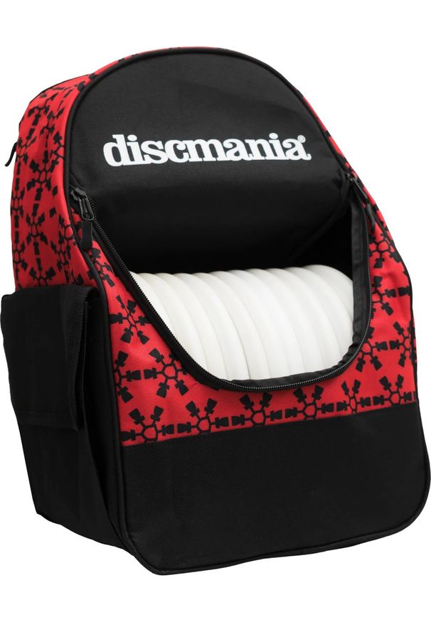 Discmania Discgolf DISCMANIA Backpack Fanatic Go red