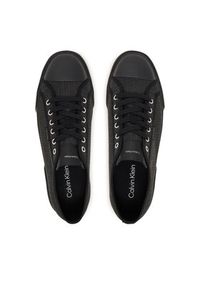 Calvin Klein Trampki Vulc Laceup Cv Aop HM0HM02122 Czarny. Kolor: czarny. Materiał: materiał #5