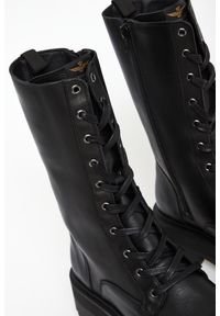 Aeronautica Militare - Trapery damskie skórzane AERONAUTICA MILITARE. Materiał: skóra #3