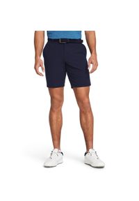 Szorty Under Armour Matchplay Tapered. Kolor: niebieski. Materiał: materiał. Sport: golf