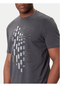 BOSS T-Shirt GRX Zone 50543808 Szary Regular Fit. Kolor: szary. Materiał: bawełna #5
