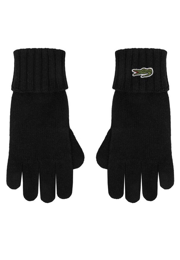 Rękawiczki Lacoste. Kolor: czarny