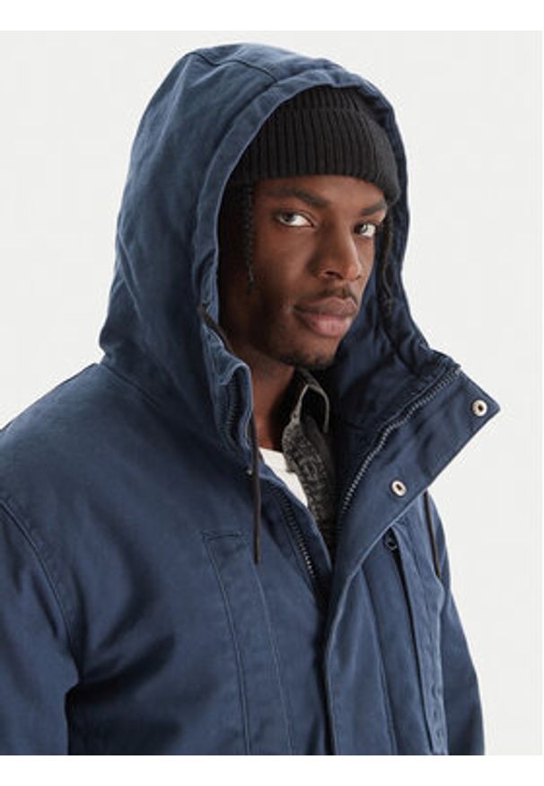 DC Shoes Parka Juryfield EDYJK03262 Granatowy Regular Fit. Kolor: niebieski. Materiał: bawełna