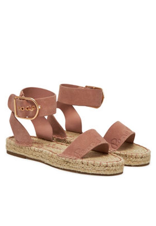 Pepe Jeans Espadryle PLS90680 Różowy. Kolor: różowy. Materiał: skóra, zamsz