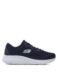 skechers - Skechers Sneakersy Perfect Time 149991/NVY Granatowy. Kolor: niebieski. Materiał: materiał