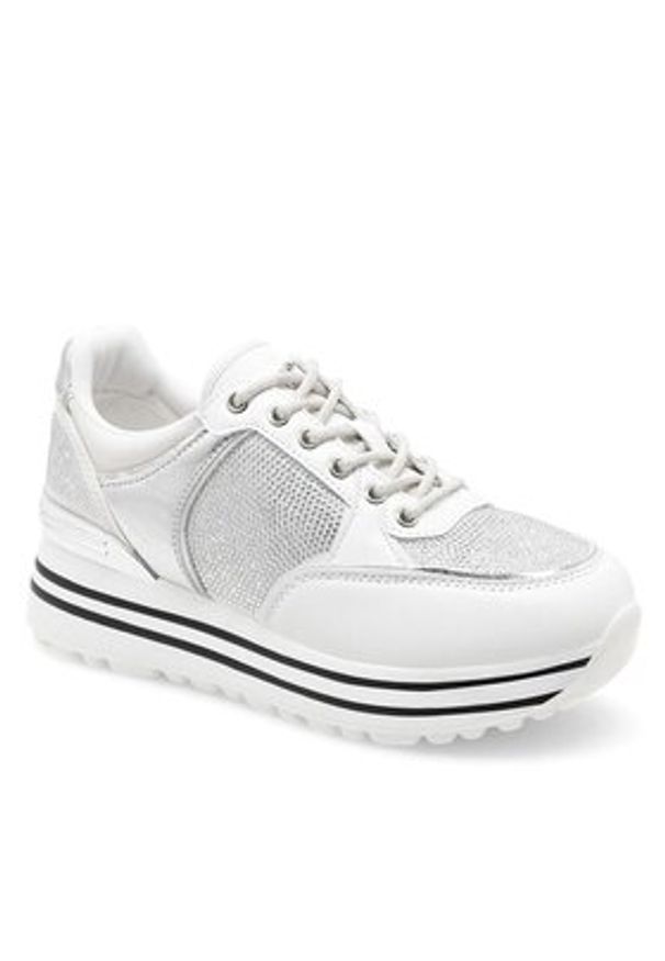 Eva Minge Sneakersy WYL3795-1 Biały. Kolor: biały. Materiał: skóra