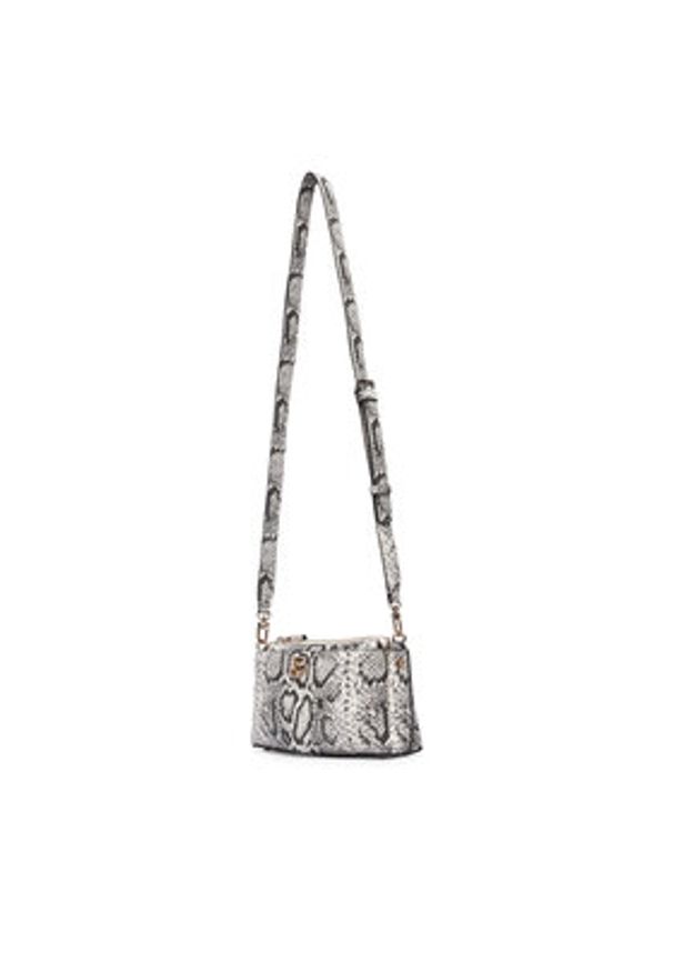 Guess Torebka Bianca Mini HWKG99 07720 Szary. Kolor: szary. Materiał: skórzane