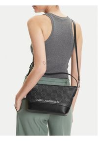 Karl Lagerfeld - KARL LAGERFELD Torebka A2W30177 Czarny. Kolor: czarny. Materiał: skórzane #6