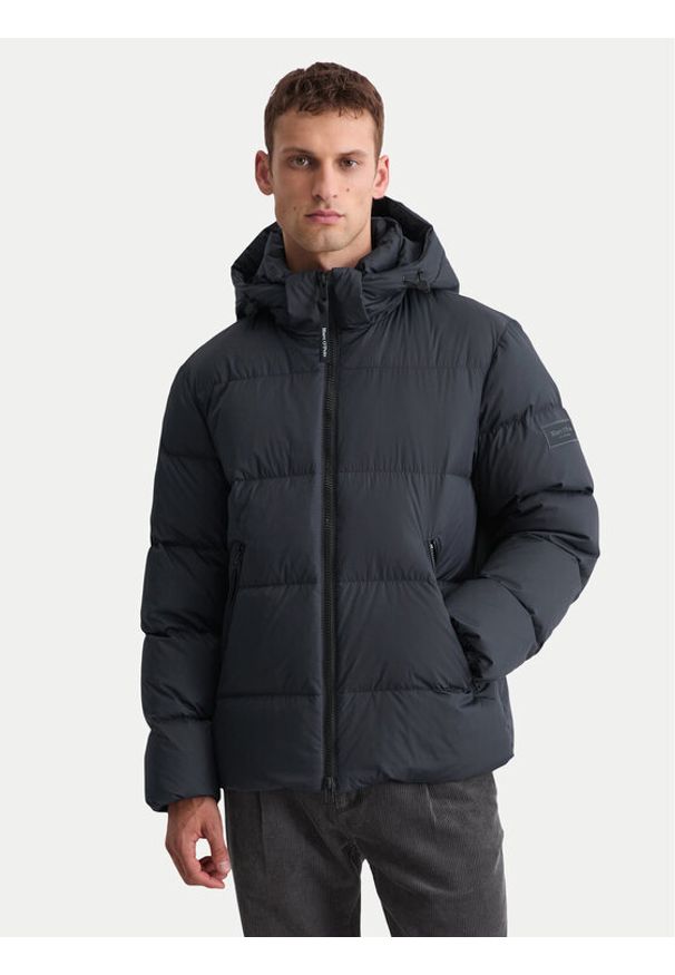 Marc O'Polo Kurtka puchowa 529 0960 70152 Granatowy Regular Fit. Typ kołnierza: polo. Kolor: niebieski. Materiał: syntetyk