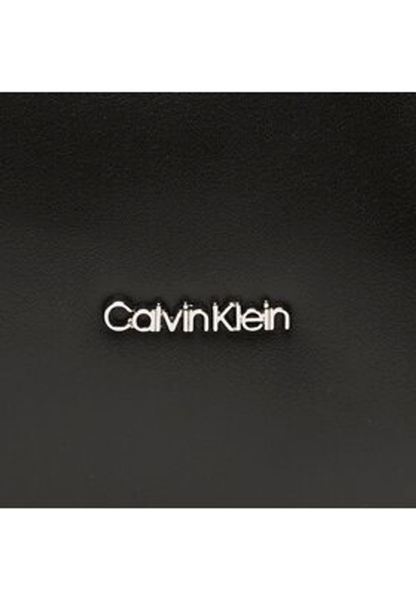 Calvin Klein Torebka Soft Nappa Clutch K60K610159 Czarny. Kolor: czarny. Materiał: skórzane