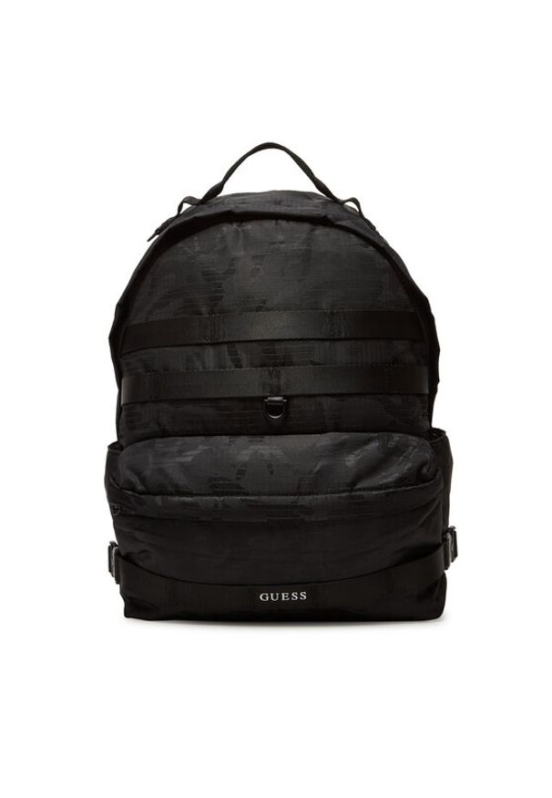 Guess Plecak HMASNC P5375 Czarny. Kolor: czarny. Materiał: materiał