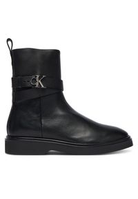 Botki Calvin Klein. Kolor: czarny