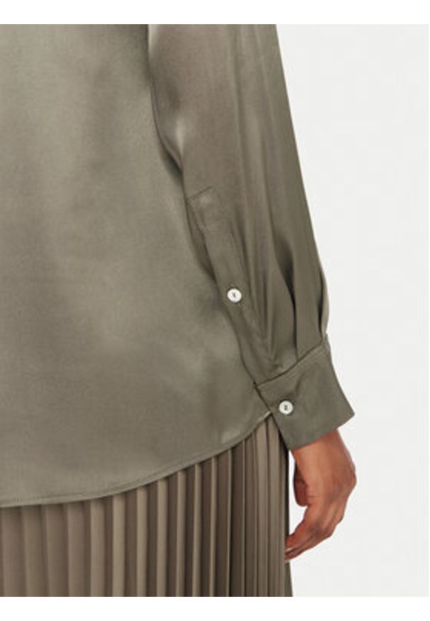 Marella Koszula Bunny 2523116015 Zielony Regular Fit. Kolor: zielony. Materiał: acetat