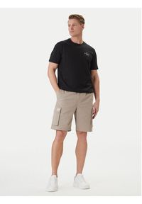 Calvin Klein Jeans Szorty materiałowe LV04RB618G Brązowy Regular Fit. Kolor: brązowy. Materiał: bawełna #5
