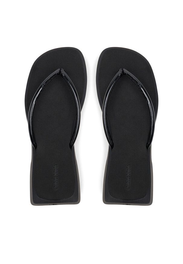 Japonki Calvin Klein Jeans. Kolor: czarny