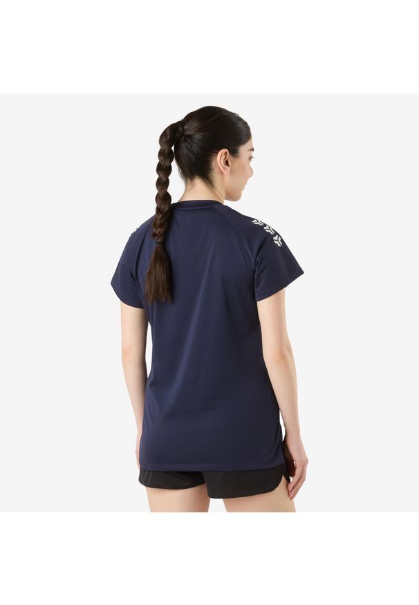 KIPSTA - Koszulka do piłki ręcznej damska Atorka H100. Kolor: niebieski. Materiał: poliester, materiał. Sport: piłka ręczna, fitness