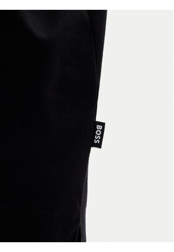 BOSS Polo Parris 50555829 Czarny Regular Fit. Typ kołnierza: polo. Kolor: czarny. Materiał: bawełna