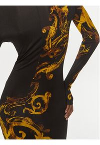 Versace Jeans Couture Sukienka codzienna 76HAO9P8 Czarny Slim Fit. Okazja: na co dzień. Kolor: czarny. Materiał: wiskoza. Typ sukienki: proste. Styl: casual #5
