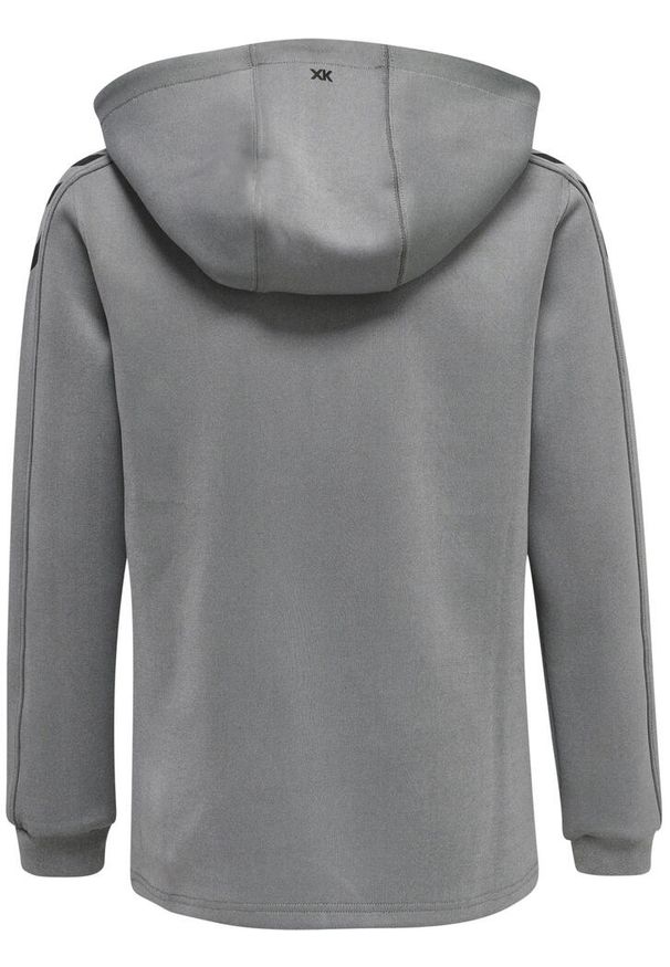 Bluza do piłki ręcznej dla dzieci Hummel Zip. Typ kołnierza: kaptur. Kolor: szary. Sport: piłka ręczna