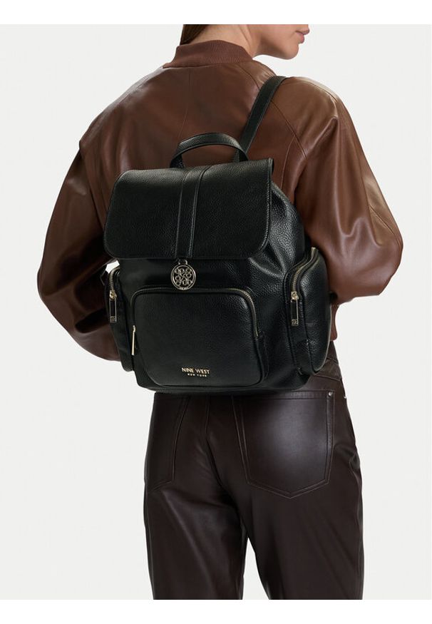 Nine West Plecak CEO-NEVADA-LDA8272 Czarny. Kolor: czarny. Materiał: materiał