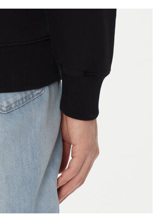Calvin Klein Jeans Bluza J30J322549 Czarny Regular Fit. Kolor: czarny. Materiał: bawełna