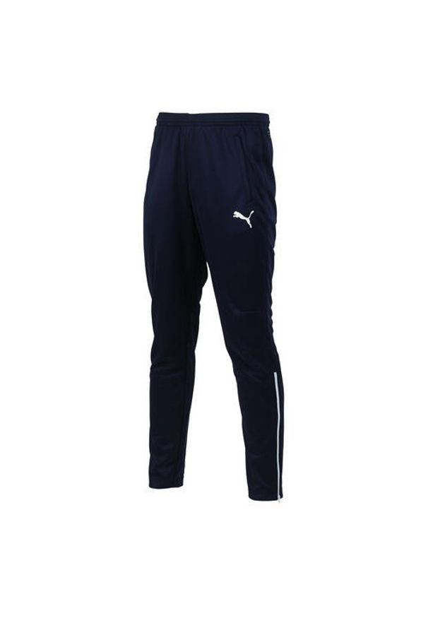 Puma - Sportowe Spodnie PUMA JR: Komfort i Wolność Ruchu. Kolor: niebieski, zielony, wielokolorowy. Materiał: poliester. Sport: piłka nożna