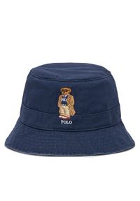 Polo Ralph Lauren Kapelusz 211977400001 Granatowy. Kolor: niebieski. Materiał: bawełna, materiał