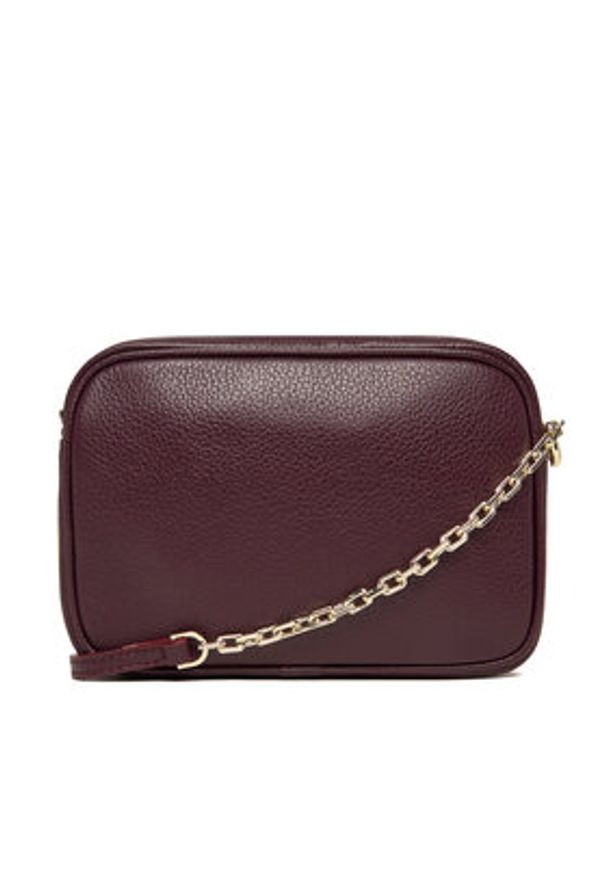 Patrizia Pepe Torebka CB0071/L001-M536 Bordowy. Kolor: czerwony. Materiał: skórzane