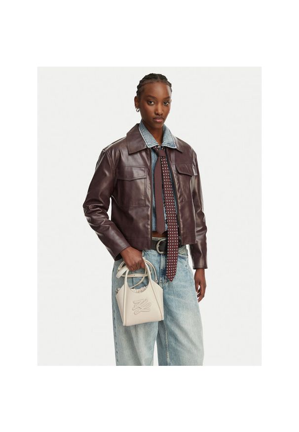 Karl Lagerfeld - Torebka KARL LAGERFELD. Kolor: biały